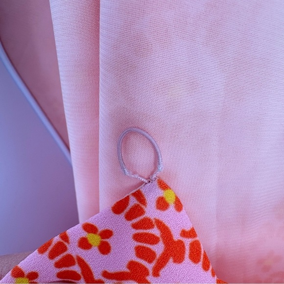 NWT Alice + Olivia Sandra Floral Wrap Mini Dress | Sz 4 | English Rose Pink - Picture 13 of 16